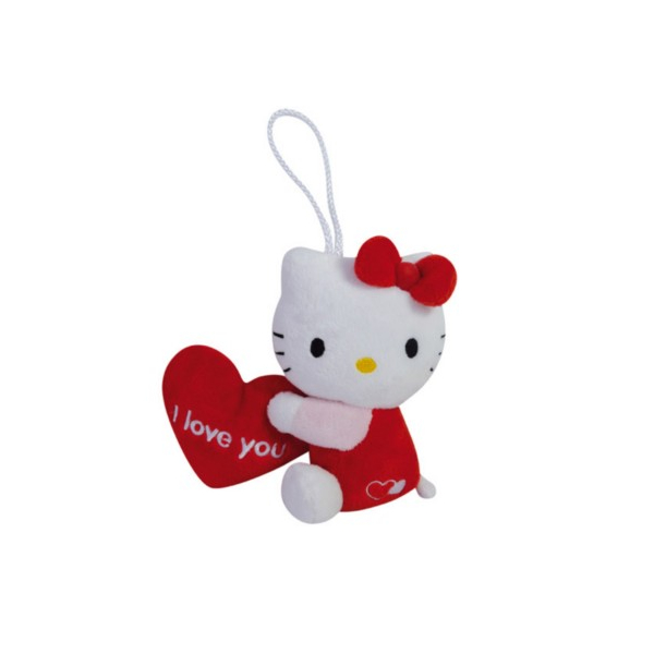Hello Kitty с сердечком 13 см