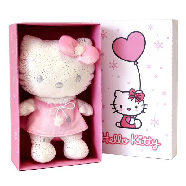 Hello Kitty с блестками 27см