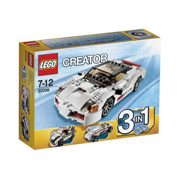 Lego Creator. Спидстеры (гоночный автомобиль/тягач), Лего 31006