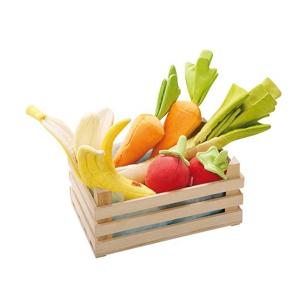 Ящик с фруктами и овощами