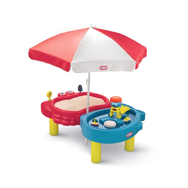 Стол-песочница с зонтом
