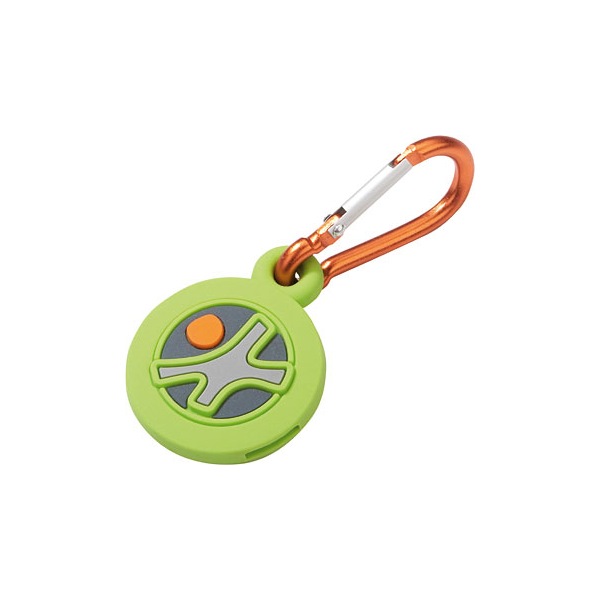 Чехол для ключа с карабином (зеленый)