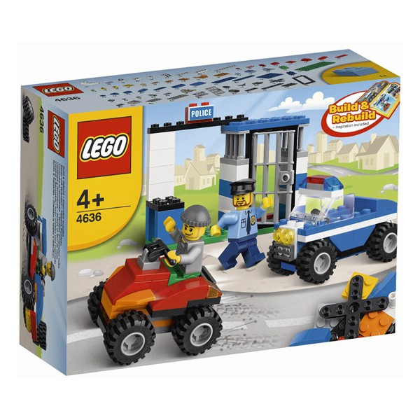 Строительный набор Полиция, Лего 4636