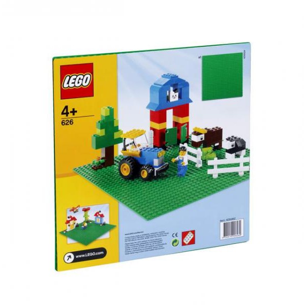 Lego Creator. Зеленая строительная пластина 32х32, Лего 626